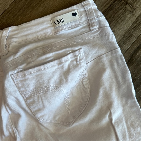 Wanna betta butt YMI white raw hem denim jeans Size 18 - Picture 11 of 11